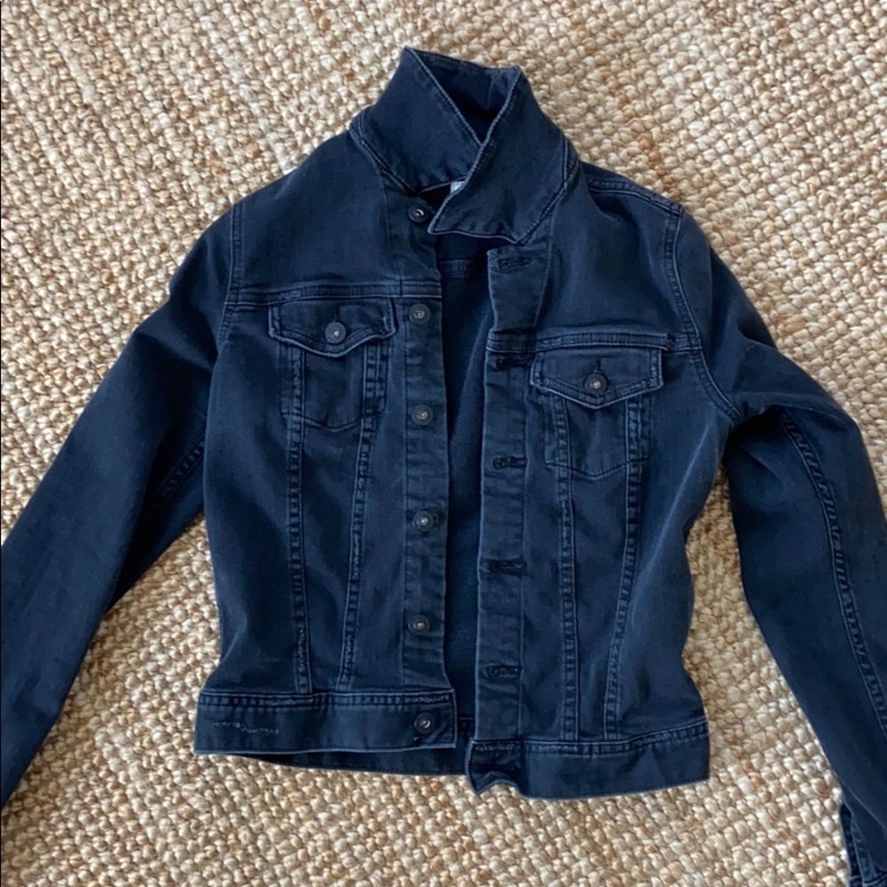 AG black denim jacket